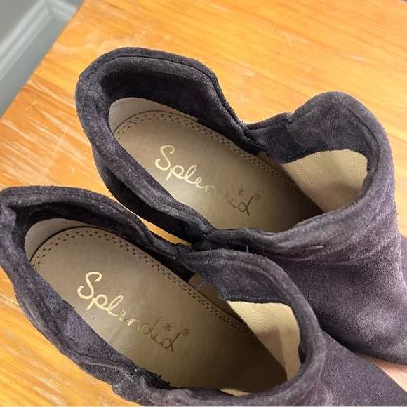 Splendid Cheryl Pointed Toe Suede Ankle Bootie - Picture 10 of 13